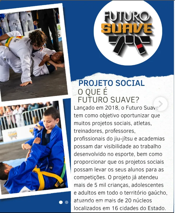 Arte explicativa do projeto social Futuro Suave